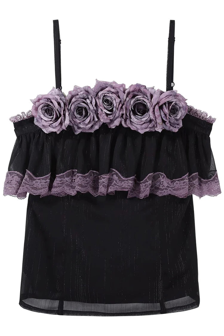 The Black Purple Gothic Lolita Skirt Set is designed to combine sweet details with a dark, elegant charm. Featuring a sleeveless cut, layered ruffles, and delicate lace, it creates a graceful yet dramatic silhouette. The striking black and purple tones enhance its mysterious aura, while bow accents add a touch of sweetness. Perfect for Halloween, themed events, or daily gothic styling, this set embodies the unique balance of Gothic and Sweet Lolita fashion.