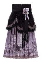 The Black Purple Gothic Lolita Skirt Set is designed to combine sweet details with a dark, elegant charm. Featuring a sleeveless cut, layered ruffles, and delicate lace, it creates a graceful yet dramatic silhouette. The striking black and purple tones enhance its mysterious aura, while bow accents add a touch of sweetness. Perfect for Halloween, themed events, or daily gothic styling, this set embodies the unique balance of Gothic and Sweet Lolita fashion.