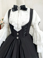 Gothic Lolita Dresses Halloween Costume Magical Girl Daily Autumn Dress Elegant Outfit Witch Hat