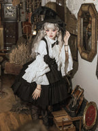 Gothic Lolita Dresses Halloween Costume Magical Girl Daily Autumn Dress Elegant Outfit Witch Hat