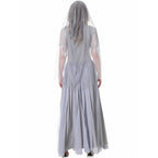The Gothic Lolita Vampire Ghost Bride Costume blends dark elegance with haunting allure. Featuring flowing layers, gothic lace, and eerie vampire-inspired accents, this dress captures the mysterious charm of a ghost bride. Perfect for Halloween parties, cosplay events, or stage performances, it creates a dramatic and unforgettable look that balances gothic sophistication with spooky fantasy.