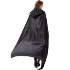 Gothic Lolita Halloween Witch Queen Cloak Costume for Women Vampire Sorceress Stage Dress