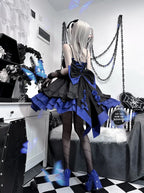 Gothic Lolita Sweet Rose Dresses Princess Ball Gown for Homecoming