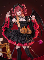 Gothic Lolita Red-Black Tenshi Teto Cosplay Dress Ready Stock Devil Lolita Halloween Cyberpunk Set