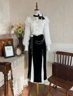 Step into a fairy tale with the Weiming Poetry Lolita collection, where dreams weave into lace and elegance takes shape. This opulent ball gown combines royal sophistication with ethereal beauty, featuring intricate lace detailing and a graceful mermaid silhouette that flows into a dramatic train. Designed for the modern princess, it embodies timeless romance and poetic charm. Perfect for formal events, weddings, or enchanting photoshoots, this dress celebrates the artistry of Lolita fashion with its luxuri