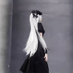 This piece fuses sacred symbolism with a dark, subversive aesthetic. The design combines intricate lace, a dramatic veil, and subtle demonic accents to create a powerful statement. It empowers the wearer to explore themes of rebellion and dark romance, perfect for Gothic Lolita fashion, expressive subculture, and unforgettable Halloween personas. It’s more than an accessory; it’s a narrative.