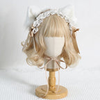 Hair Accessories Sweet Cat Ears Hairband Bow Ruffle Hairpins Headwear