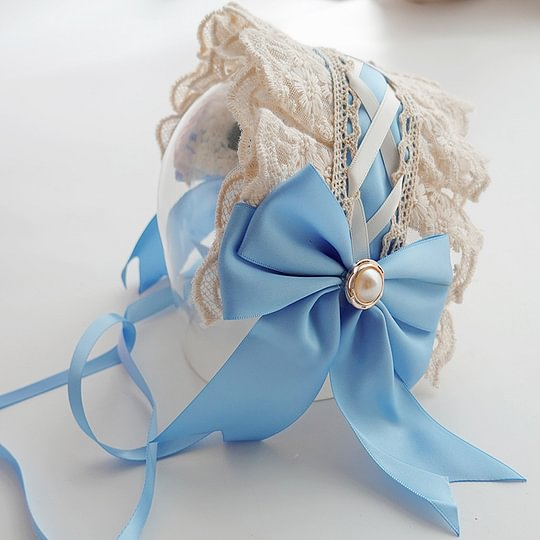 Headband Flower Wedding Angel Handle Lace KC Bow Lolita Head Jewelry