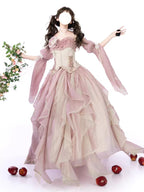 The Blue Evening Princess Dress is designed to capture ethereal beauty and timeless elegance. Crafted in a flowing silhouette with delicate details, it radiates a dreamy, fairytale-like charm. The soft blue tone highlights sophistication while adding a touch of romance, making it perfect for formal events, banquets, or special occasions. This gown blends grace and modern femininity, allowing the wearer to embody both confidence and princess-like allure.