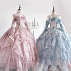 The Blue Evening Princess Dress is designed to capture ethereal beauty and timeless elegance. Crafted in a flowing silhouette with delicate details, it radiates a dreamy, fairytale-like charm. The soft blue tone highlights sophistication while adding a touch of romance, making it perfect for formal events, banquets, or special occasions. This gown blends grace and modern femininity, allowing the wearer to embody both confidence and princess-like allure.