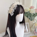 Hime Lolita Classic Dream Big Swing Gauze Skirt Op/jsk Lolita Skirt White Wedding Dress