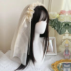 Hime Lolita Classic Dream Big Swing Gauze Skirt Op/jsk Lolita Skirt White Wedding Dress