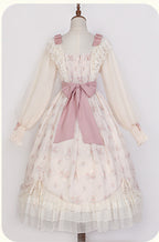 Hime Lolita Elegant Lolita Long Sleeve OP Floral Lace Dress Graduation Ceremony