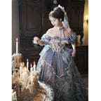 Hime Lolita Jacaranda Dress Lolita Evening Dress Birthday Party Princess Style Bar Mitzvah Tea Party Fashion One Piece Dress