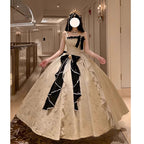 Hime Lolita Lolita Dress High-end Light Luxury Birthday Party Lolita Princess Dress Graduation Ceremony Birthday Party  One Piece Dress