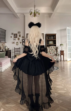 Hime Lolita Wedding Lolita Sweet Organza Lolita Pink White JSK Summer Princess Suspender Dress