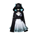 Jirai Kei Fashion Cyberpunk Lolita Set Hooded Jacket Corset Skirt Urban Nightwear Outfit Lolita Dresses