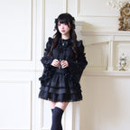 Jirai Kei Fashion Red White Sweet Ruffled Blouse Skirt Set Inspired Set Japanese Subculture