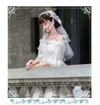 Kiss of Venus Sweet White Lolita Wedding Bride JSK Elegant Lace Lolita Dress