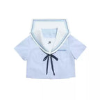 Large Size Original Sailor Dress Short Long Sleeve Top Short Skirt Set Women