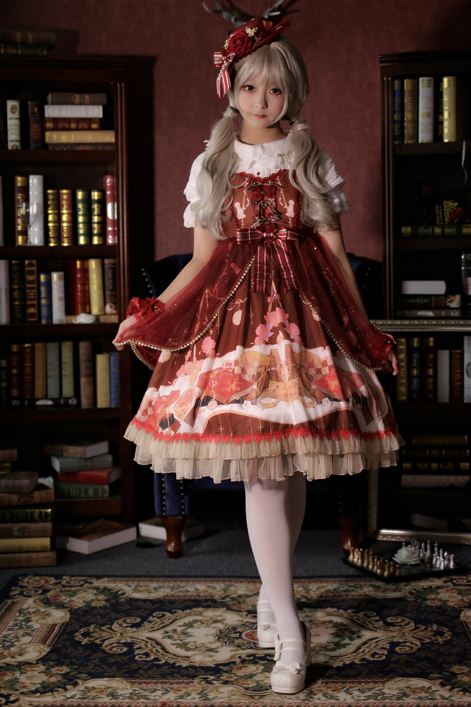 Light Red Pink Sweetheart Cute Sleeveless JSK OP Lolita Dress