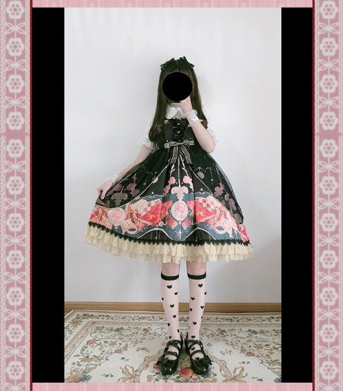 Light Red Pink Sweetheart Cute Sleeveless JSK OP Lolita Dress