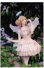 Sweet Lolita Light Purple Strappy Lace Short Cake Dress