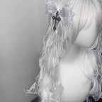 Lolita Accessories Headwear Gothic Bow Cross Ribbon Lace Hairclip Hair Accessories