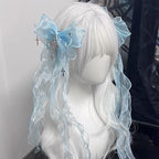 Lolita Accessories Headwear Gothic Bow Cross Ribbon Lace Hairclip Hair Accessories