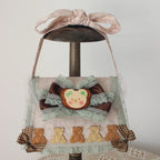 Lolita Bag Sweet Mint Chocolate Bear Pearl Chain Lolita Accessories