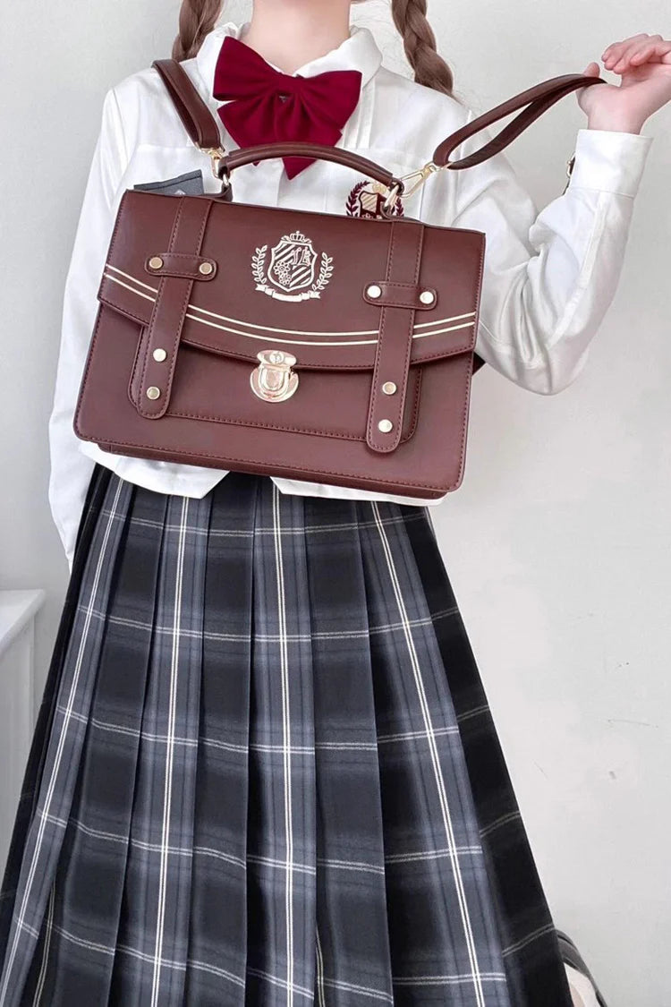 Inspired by the nostalgic elegance of vintage libraries and the whimsical charm of old-school academia, this backpack blends scholarly sophistication with Lolita sweetness. The rich black and brown tones evoke leather-bound books and aged parchment, while playful details like lace and bows add a touch of fantasy to classic design.