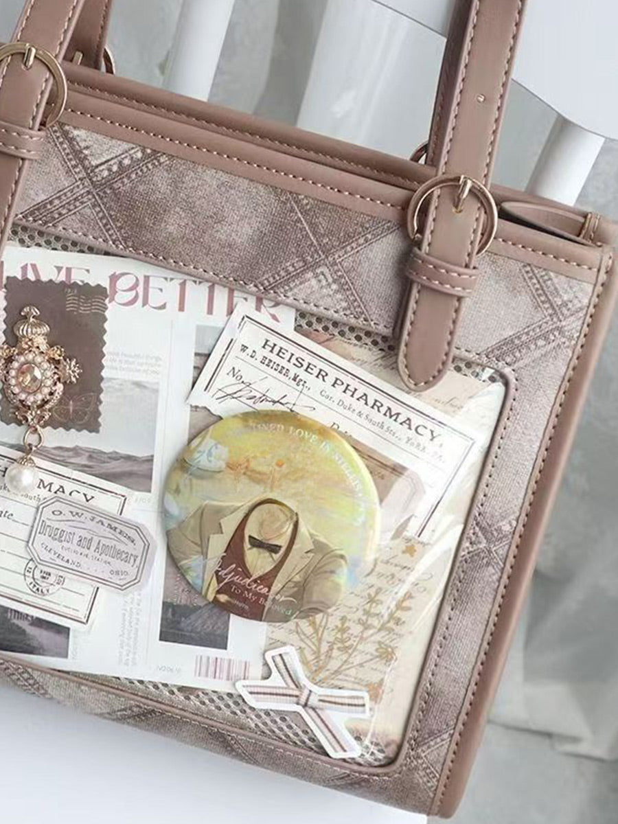 Design Concept:

This charming Lolita crossbody bag combines playful design with Japanese-inspired elegance. Featuring a delicate diamond pattern, it adds a sweet and stylish touch to any outfit. The compact size makes it perfect for carrying essentials, while the adjustable strap ensures comfortable wear. Available in four versatile colors—Black, Brown, Dark Blue, and Light Blue—this bag is ideal for daily outings, tea parties, cosplay, or completing a cute Japanese Lolita ensemble.