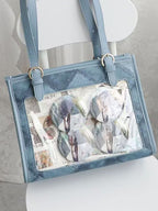 Design Concept:

This charming Lolita crossbody bag combines playful design with Japanese-inspired elegance. Featuring a delicate diamond pattern, it adds a sweet and stylish touch to any outfit. The compact size makes it perfect for carrying essentials, while the adjustable strap ensures comfortable wear. Available in four versatile colors—Black, Brown, Dark Blue, and Light Blue—this bag is ideal for daily outings, tea parties, cosplay, or completing a cute Japanese Lolita ensemble.