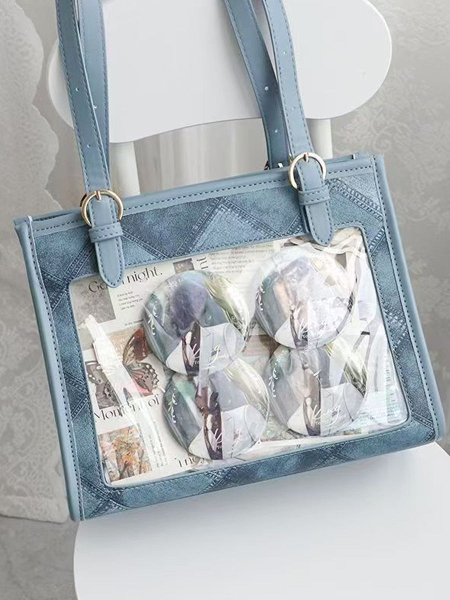 Design Concept:

This charming Lolita crossbody bag combines playful design with Japanese-inspired elegance. Featuring a delicate diamond pattern, it adds a sweet and stylish touch to any outfit. The compact size makes it perfect for carrying essentials, while the adjustable strap ensures comfortable wear. Available in four versatile colors—Black, Brown, Dark Blue, and Light Blue—this bag is ideal for daily outings, tea parties, cosplay, or completing a cute Japanese Lolita ensemble.
