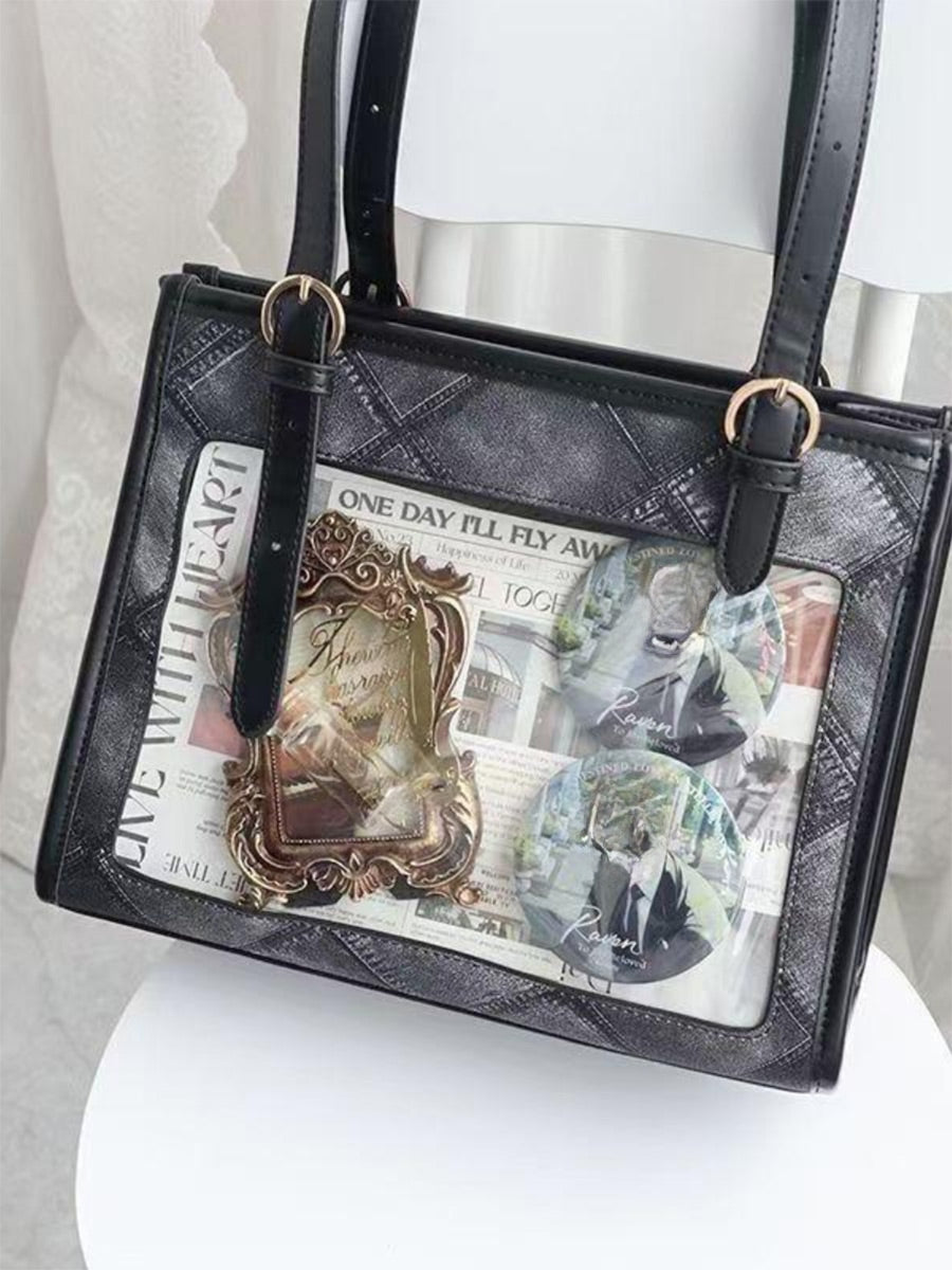 Design Concept:

This charming Lolita crossbody bag combines playful design with Japanese-inspired elegance. Featuring a delicate diamond pattern, it adds a sweet and stylish touch to any outfit. The compact size makes it perfect for carrying essentials, while the adjustable strap ensures comfortable wear. Available in four versatile colors—Black, Brown, Dark Blue, and Light Blue—this bag is ideal for daily outings, tea parties, cosplay, or completing a cute Japanese Lolita ensemble.