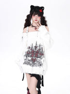 This top combines a flattering off-shoulder neckline with the luxurious softness of faux for a look that's both sweet and subtly edgy. The relaxed fit and slimming silhouette create effortless elegance, while the monochrome palette adds modern versatility. Perfect for layering or wearing solo for a touch of delicate rebellion.