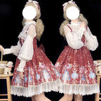 Design Concept:
This Lolita blouse combines classic elegance with a romantic touch, featuring soft chiffon fabric, graceful leg-of-mutton sleeves, and a refined stand collar. Available in Pure Ivory, Gold-Thread Ivory, and Pure Black, it brings versatile charm to both subtle and dramatic Lolita coordinates. The flowing silhouette and detailed construction make it perfect for layering under dresses or wearing as a statement piece on its own.