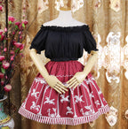 Design Concept:
This collection of Lolita blouses offers three stylish options, blending elegance with everyday versatility. The White Chiffon Lace Short Sleeve features delicate lace trims for a sweet, feminine touch. The Black Chiffon Simple Style and White Chiffon Simple Style provide minimalist elegance, perfect for layering or wearing as standalone pieces. All designs are crafted to complement Lolita outfits with a flattering cropped, high-waist silhouette.
