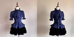 This striking Klein blue Lolita shirt redefines Gothic elegance with its bold fusion of medieval prince aesthetics and contemporary dark fashion. The short sleeve design features intricate ruffles and Victorian-inspired tailoring, creating a dramatic yet wearable statement piece. The vibrant Klein blue hue contrasts brilliantly with classic Gothic elements, offering a modern twist on aristocratic style. Perfect for layering or standalone wear, it embodies luxurious rebellion—ideal for those seeking to merge