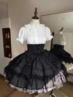 Design Concept:
This Gothic Lolita blouse features a lightweight, soft fabric with vintage-style lantern sleeves and a slim, prince-inspired silhouette. Offered in both black and white, it can be effortlessly styled with various Lolita skirts or layered under outerwear. Combining elegance with comfort, it’s ideal for everyday wear, themed tea parties, or cosplay events.