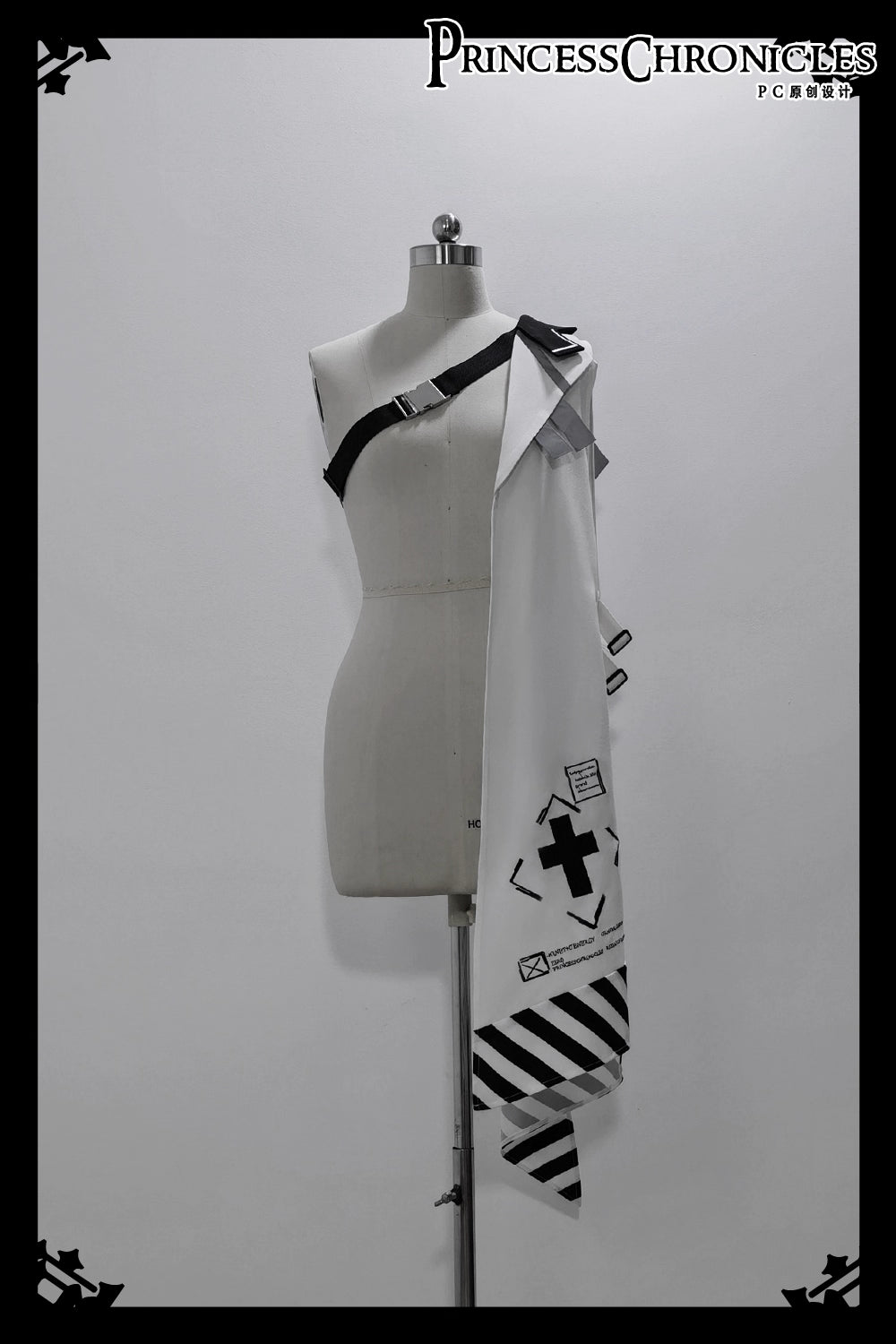 This stark white techwear shirt merges cyberpunk functionality with minimalist purity. Designed with modular seams, hidden pockets, and breathable performance fabric, it balances urban utility and sleek aesthetics. Angular cuts and asymmetrical details evoke digital frost, while the crisp white hue reflects a futuristic versatility—perfect for layered dystopian elegance or standalone statement.
