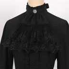 Embrace a fusion of Victorian elegance and rebellious steampunk spirit. This detailed blouse features a flattering peplum waist and dramatic ruffled sleeves that create a luxurious silhouette. Designed as the perfect layering piece, it adds intricate texture and historical charm to any Lolita or gothic coordinate. Crafted from premium fabric with an antique-inspired finish, it's an essential top for those who celebrate the artistry of alternative fashion and timeless, statement-making design.