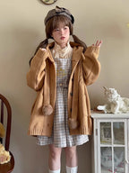 Design Concept:
Embrace a cozy, casual Lolita look with this multicolor hooded knit cardigan. Crafted from soft, high-quality yarn, the open-front design and relaxed fit provide comfort and ease of movement, while the cute hood adds a playful touch. Perfect for daily wear, casual outings, or tea party gatherings, this cardigan combines vintage charm with modern comfort for a versatile wardrobe staple.
