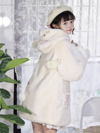 Lolita Coat Sleepy Bear Warm Thick Plush Outerwear Women Autumn Winter