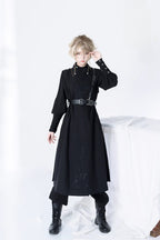 "Dou Zhuan" reinterprets traditional Han attire through a modern lens, blending minimalist structure with intricate embroidery. The sleeveless round-neck design offers contemporary versatility, while symbolic motifs echo celestial harmony. Crafted from lightweight linen blend, it layers effortlessly for autumn, merging gender-fluid elegance with cultural narrative—a poetic balance between heritage and understated sophistication.