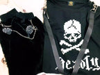 Embrace the edge of Harajuku Goth with this striking skeleton hoodie. Featuring iconic cross-body straps and a haunting heart bone design, this heavyweight jacket merges punk rebellion with streetwise comfort. The bold blue and white color scheme makes a dramatic statement, while premium fabrics ensure warmth during colder seasons. Perfect for expressing alternative style, this piece captures the essence of dark youth culture with its intricate graphics and unmistakable silhouette, ideal for concerts, night