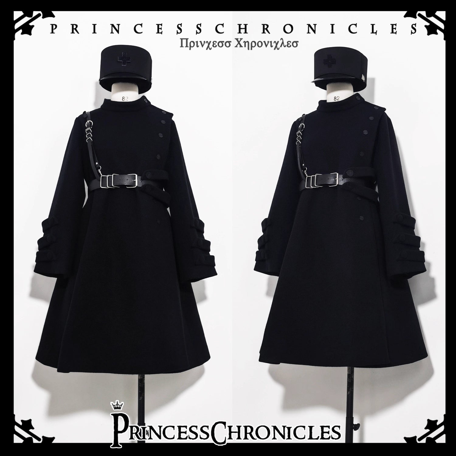 Inspired by the silent majesty of winter woods, this coat combines sharp tailoring with organic elegance. The sleek black wool blend contours the silhouette with minimalist precision, while architectural lines and a mid-length cut evoke modern resilience. Functional details like deep pockets and a structured collar blend practicality with poetic cold-weather sophistication—for those who command the urban landscape with serene strength.