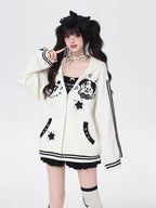 Embrace everyday whimsy with this ultra-soft, oversized hoodie featuring an adorable puppy print. The warm pink and beige colorway adds a sweet, cozy touch, perfect for casual layering. Designed for comfort and lighthearted style, it’s ideal for crisp autumn days or relaxed weekends. Playful, comfortable, and irresistibly cute.