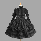 Lolita Gothic Vintage Lace Halloween Evening Dress Lolita