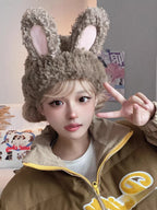 Crafted for playful charm and cozy comfort, this hat combines whimsical rabbit ears with ultra-soft plush fabric. Designed for warmth and style, its slimming silhouette and snug ear flaps provide protection against the cold while flattering every face shape. We believe in blending adorable aesthetics with practical function, turning winter essentials into a statement of joy and confidence.
